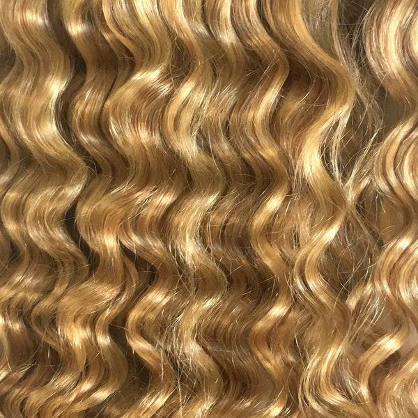 27/613 Dark Blonde Highlights Clipin Curly Hair Extensions | Curly – Bella  Kurls