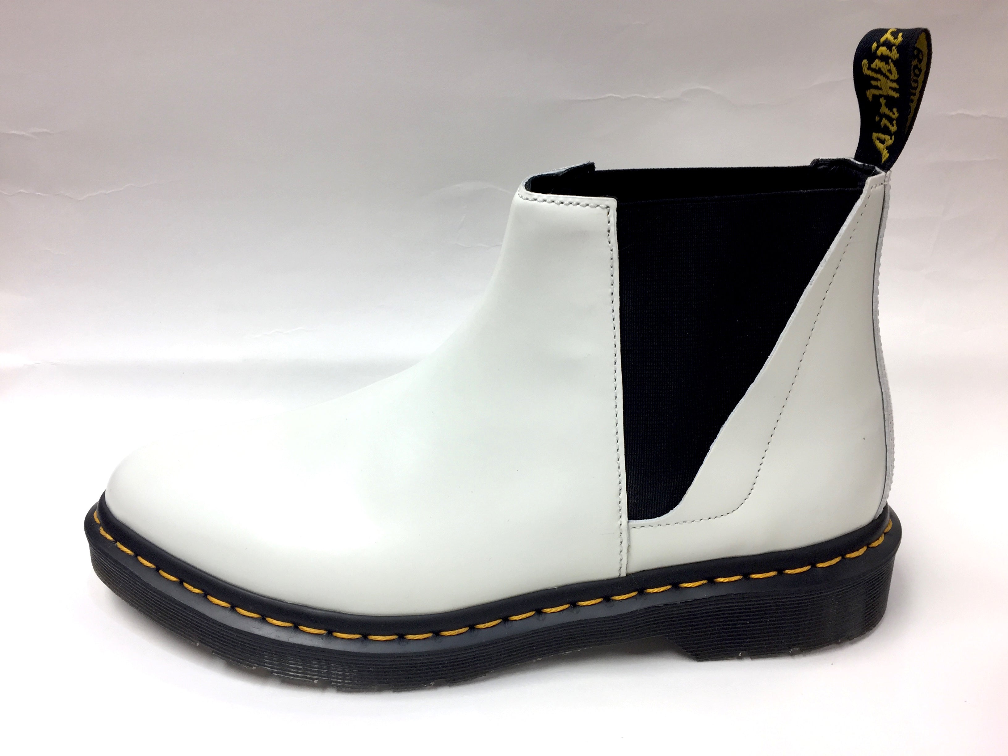 dr martens white chelsea boots