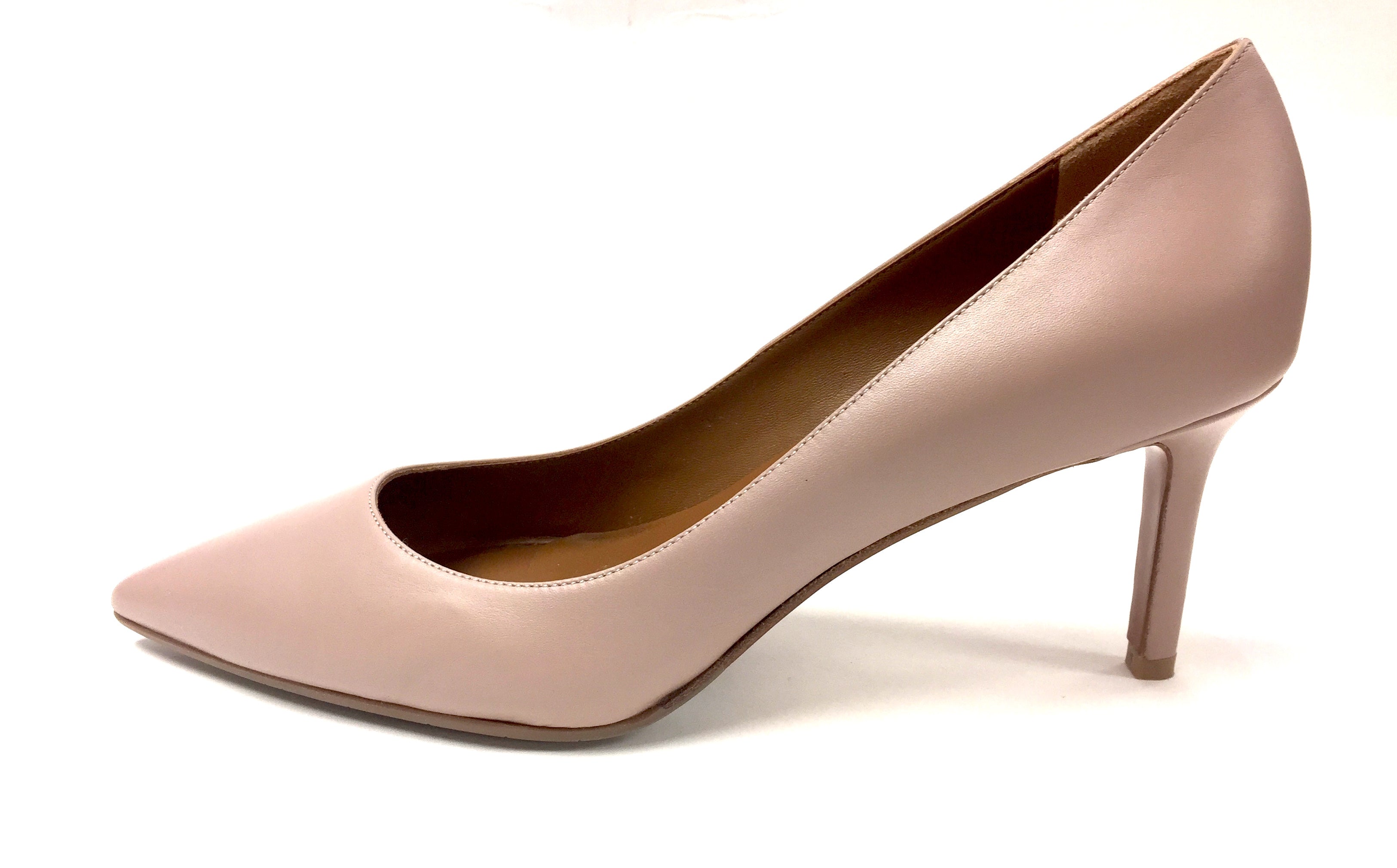 AQUATALIA New Taupe Leather Pointed 