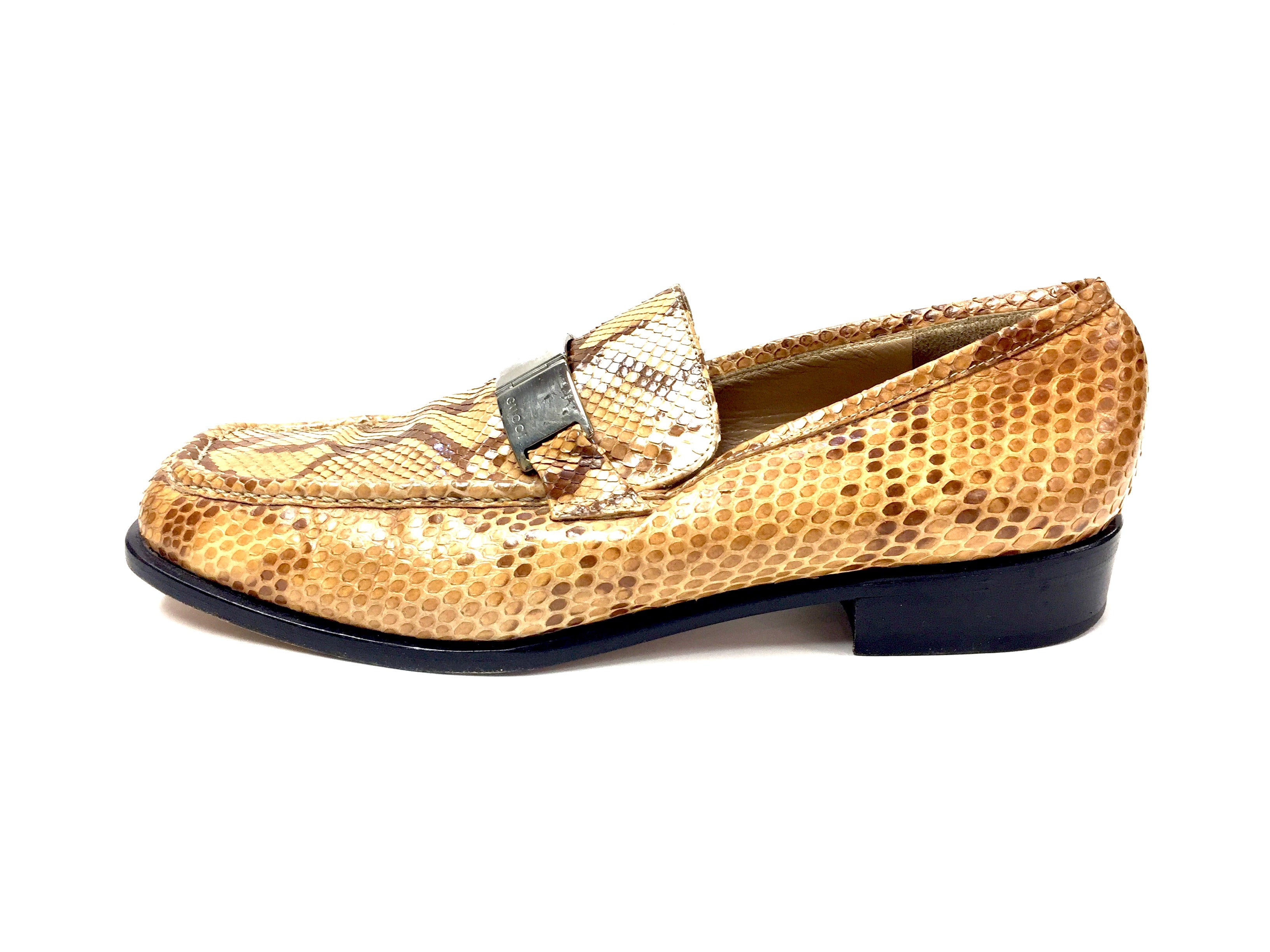 golden gucci shoes