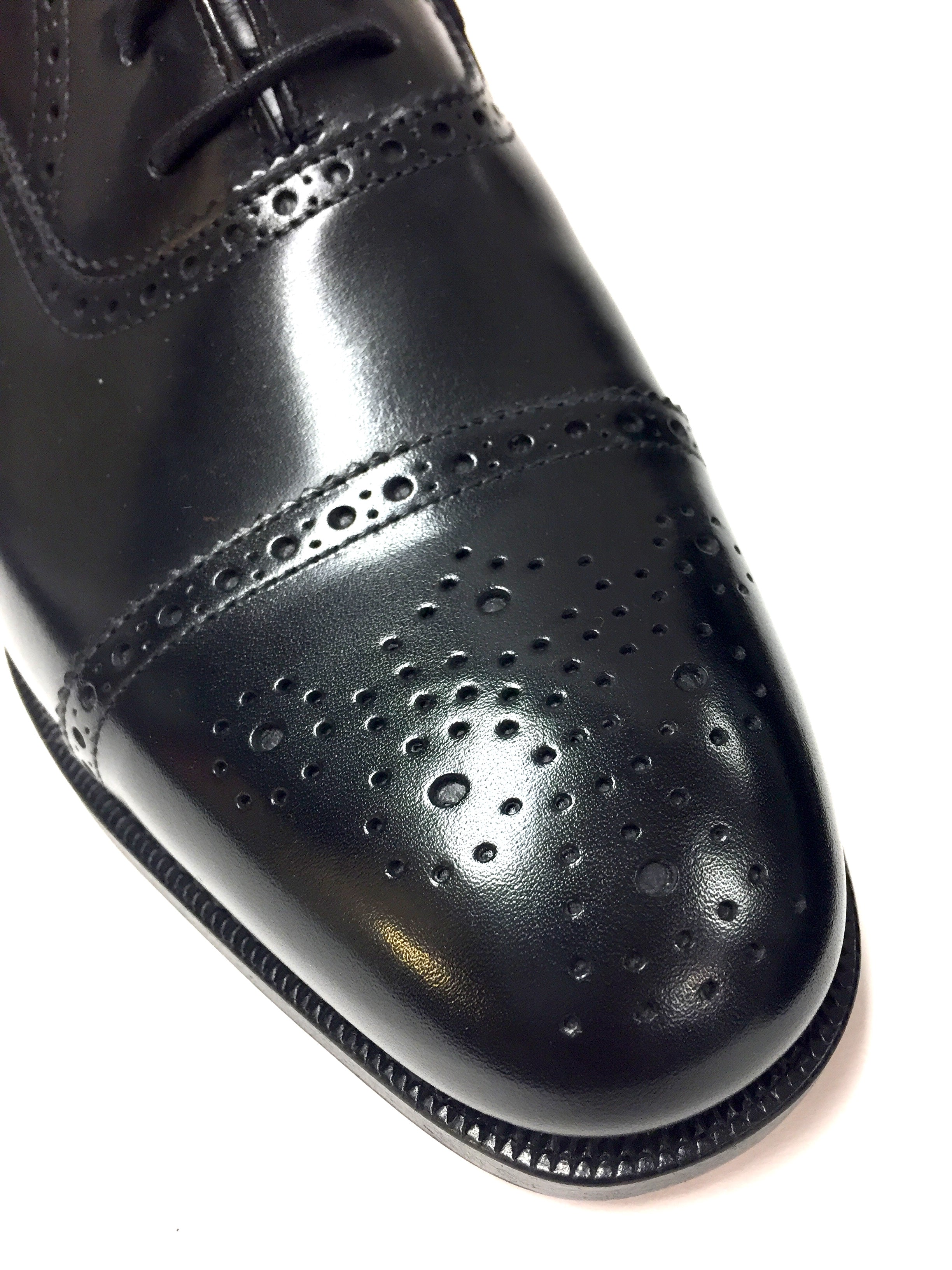 brooks black leather shoes