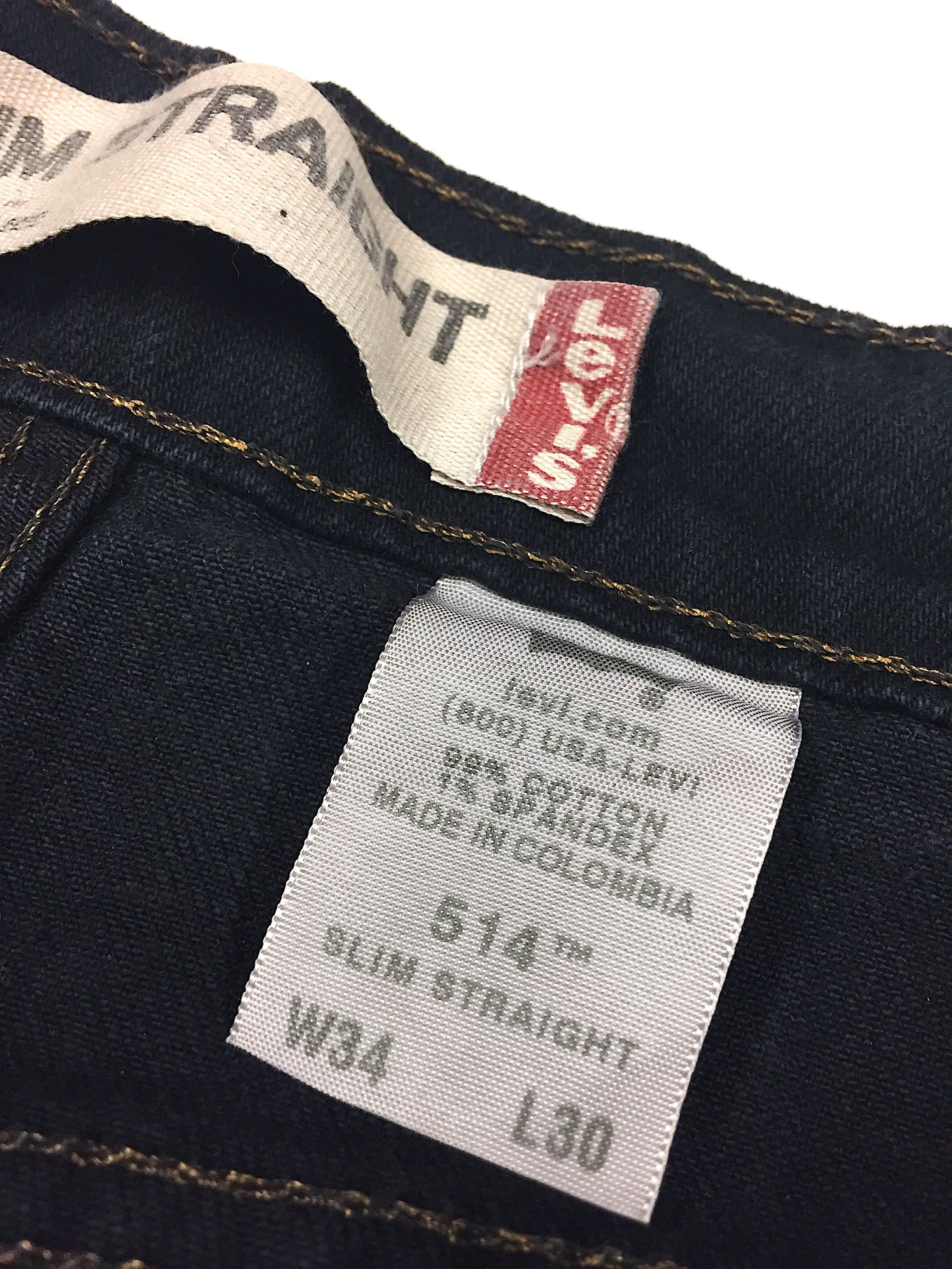 levis 514 dark blue