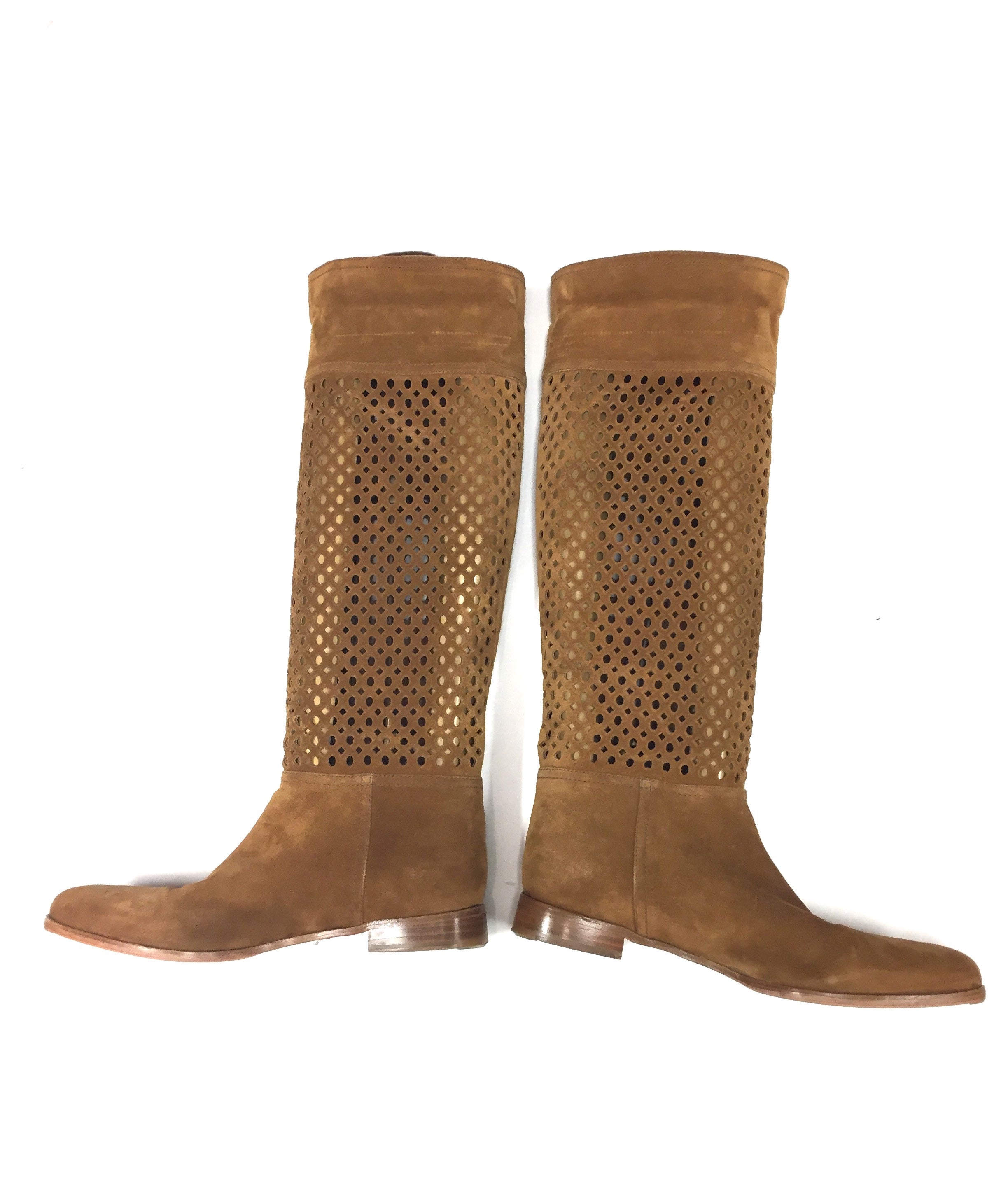 tan suede riding boots