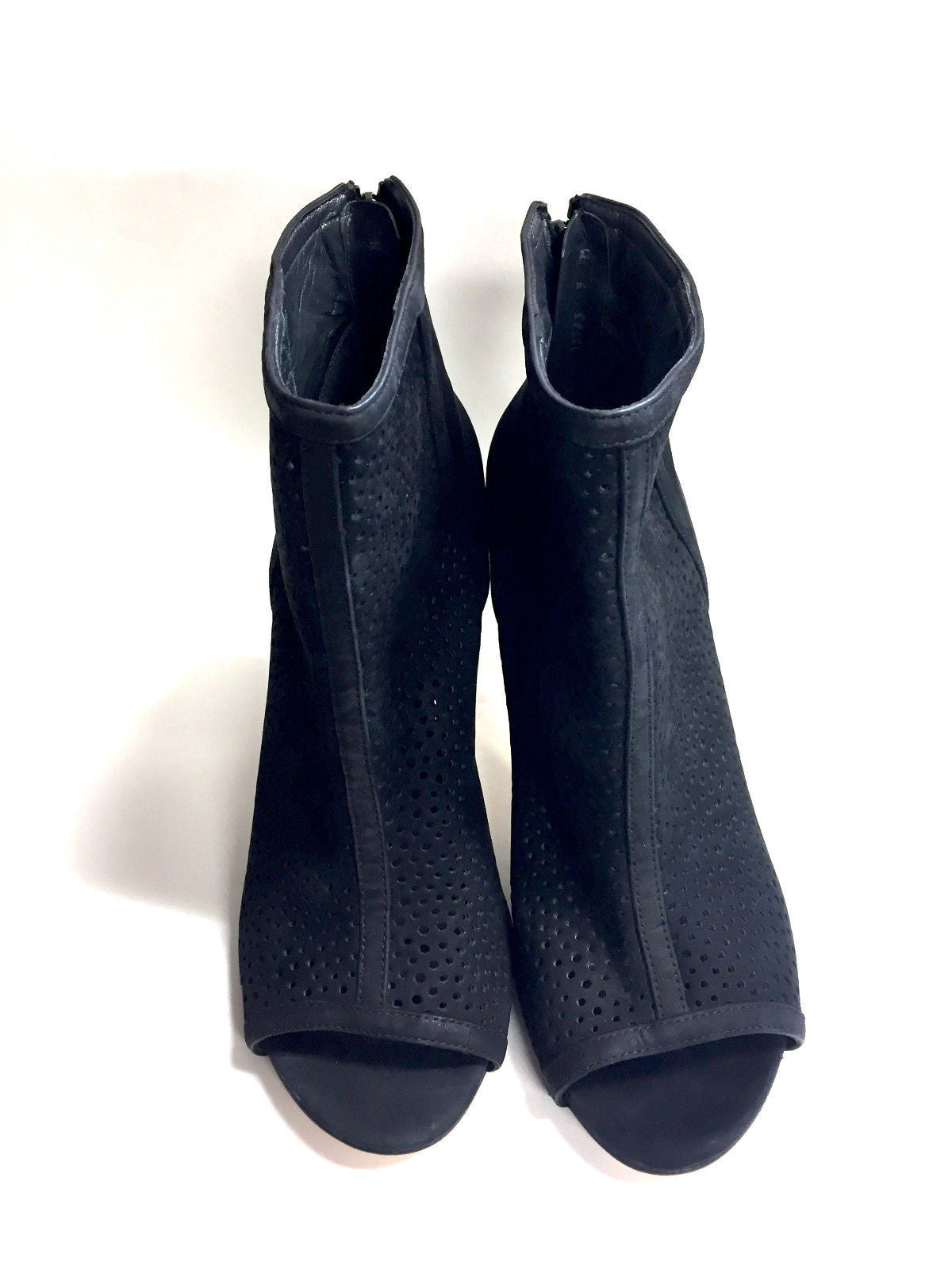 stuart weitzman peep toe booties