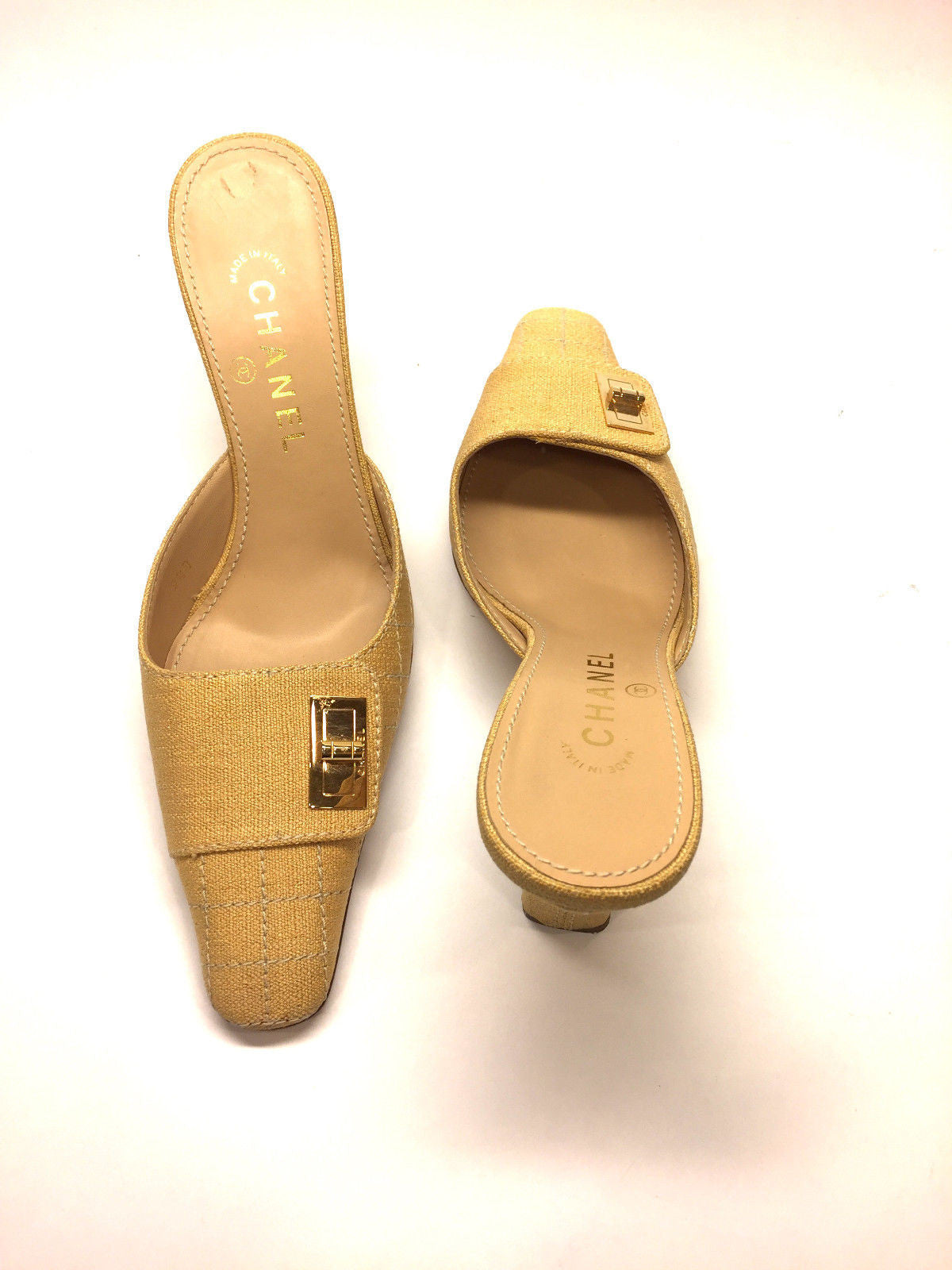 vintage chanel mules