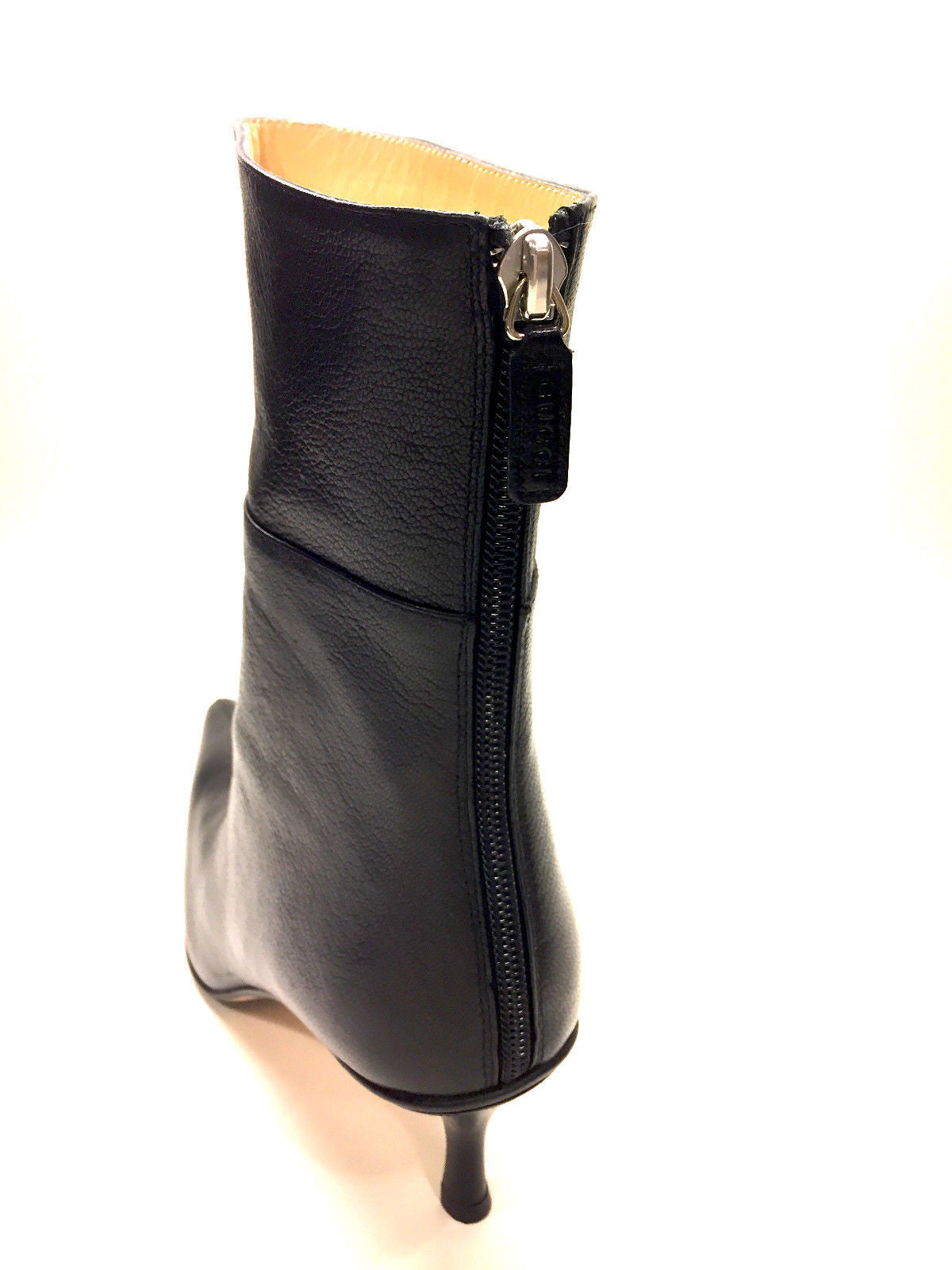 medium heel ankle boots