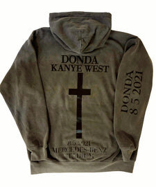 kanye west wearing hood by air