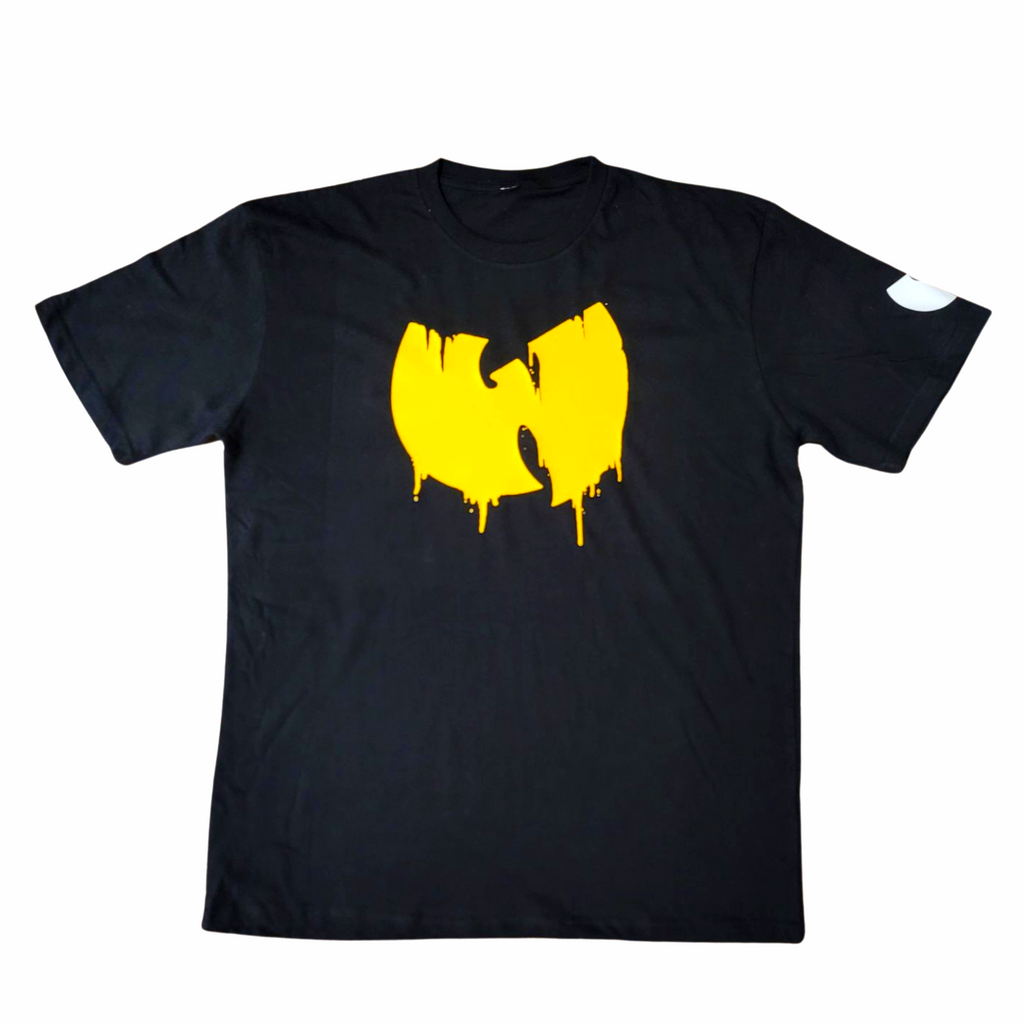 wu-tang clan tシャツ ブラック dripping logo 『ドイツのショルツ首相