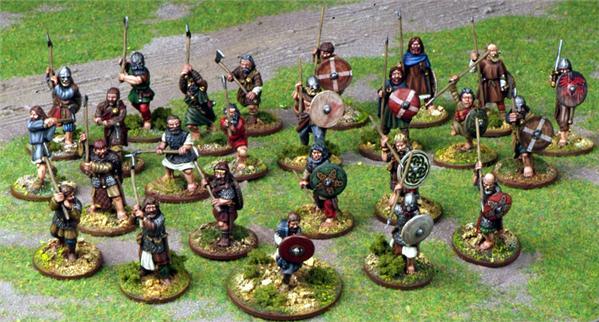 SAGA: Viking Age - Shieldmaiden Warband (4pt Viking, Metal)