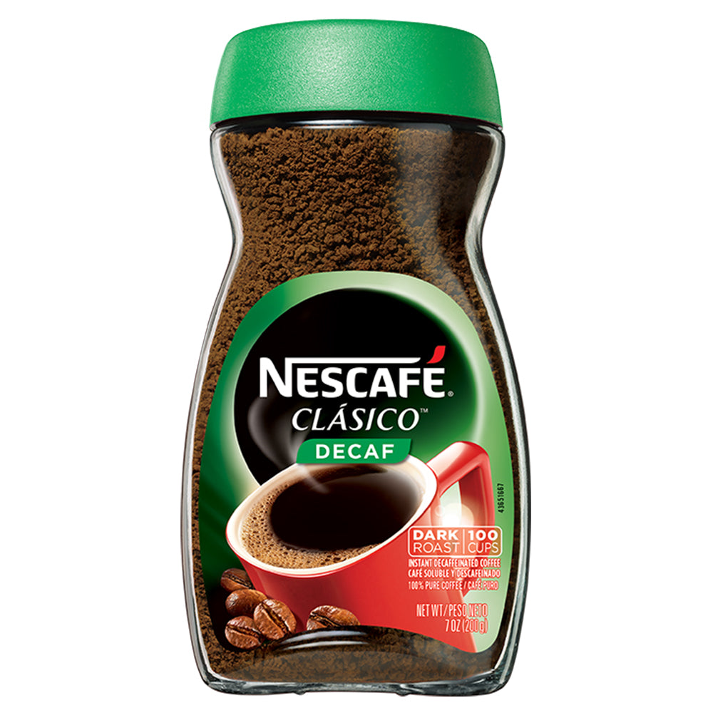 NESCAFÉ Clásico Decaf Instant Decaffeinated Coffee 100g