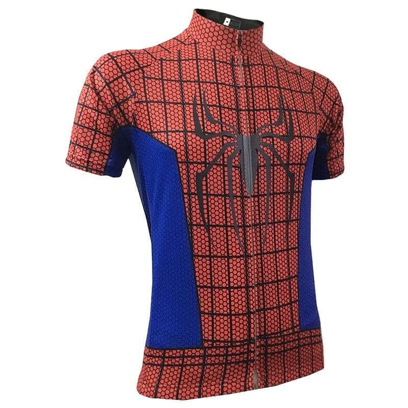 spiderman bike jersey