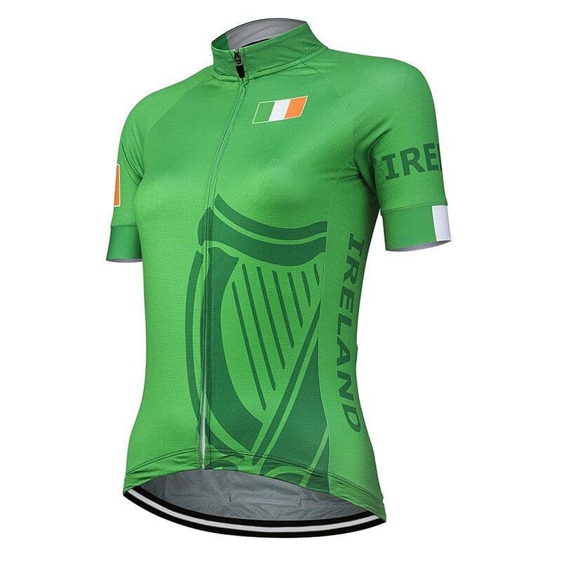 Women's Ireland Cycling Jersey | Country & Nation Jersey | Granny Gear