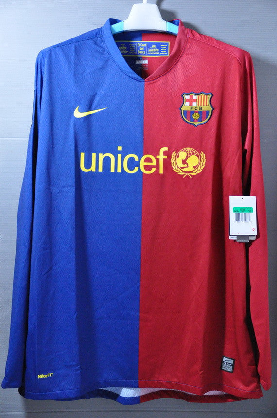 barcelona home long sleeve jersey