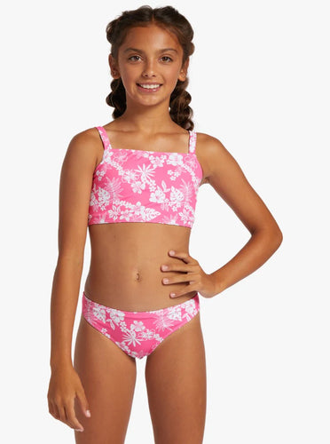 Roxy “Vacay For Life” Cropped Bikini: Size 7 to 12 Years – Peggy Sues Kids