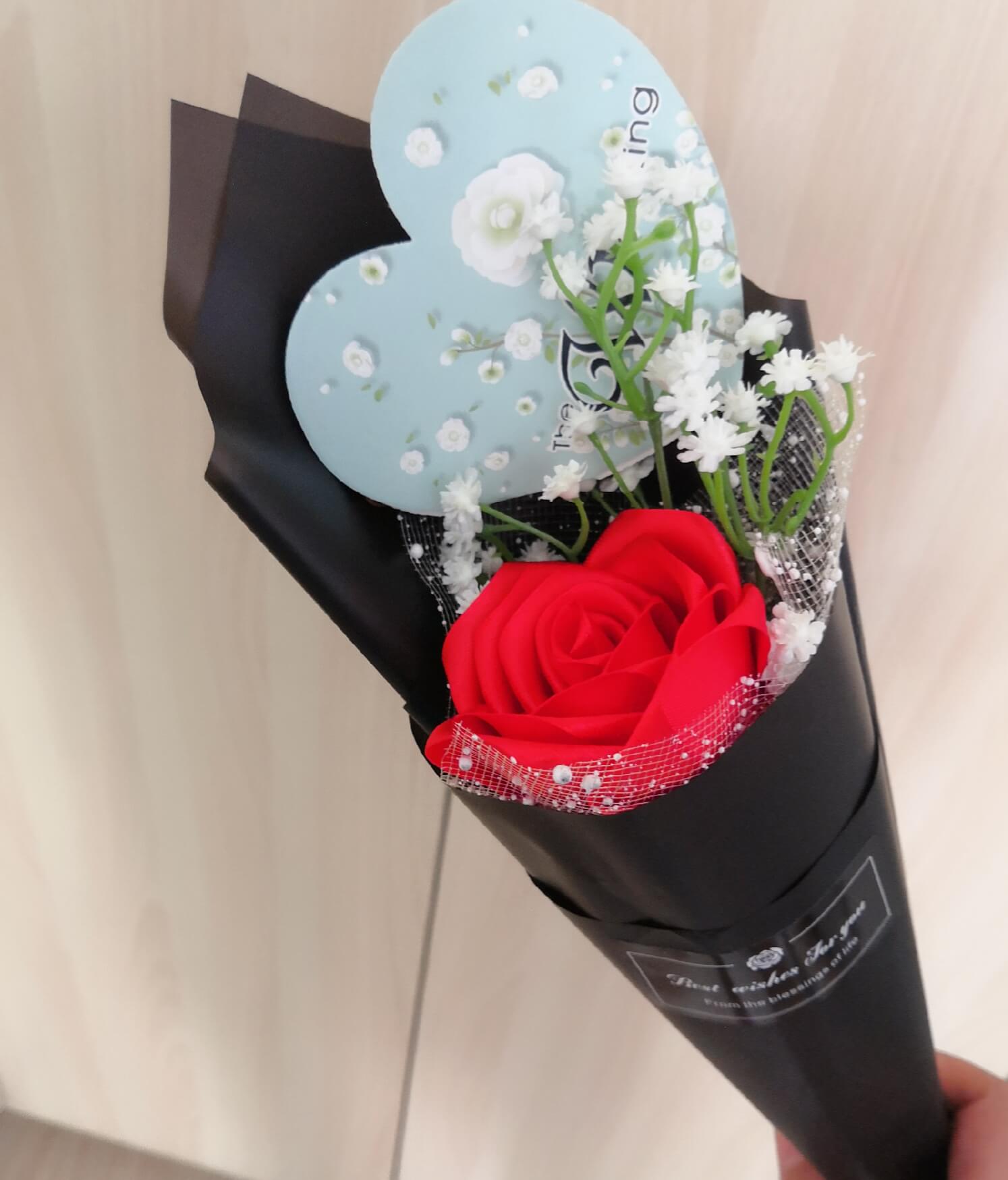 Ribbon Rose Bouquet 