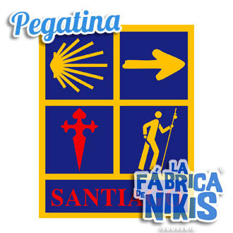 Camino de Santiago Sticker (3 logo)