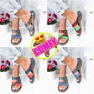 women's summer floral comfortable sandals