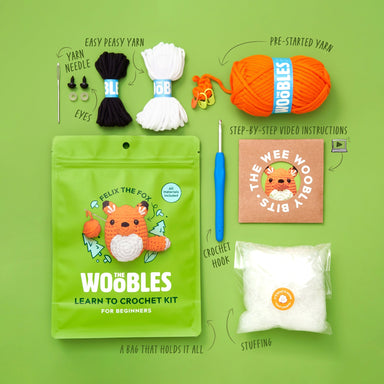 Woobles Crochet Kit - Bjorn the Narwhal