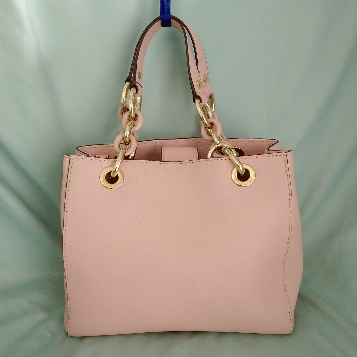 ON SALE* MICHAEL KORS #36063 Blush Pink Saffiano Leather Handbag with Strap  – ALL YOUR BLISS