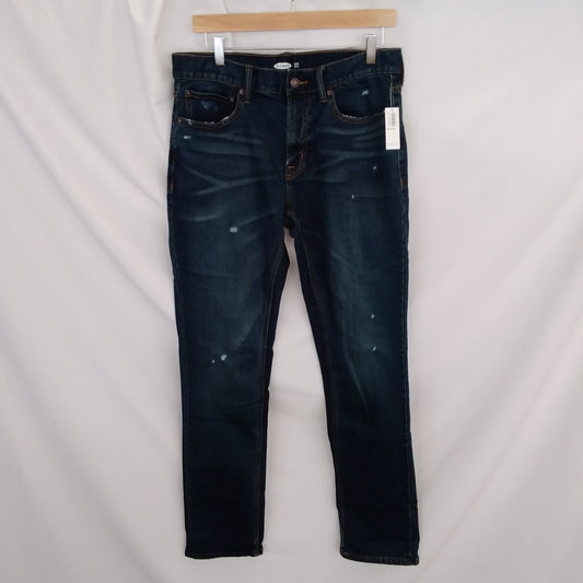 J Brand Raw Selvedge Tyler Taper Distressed Jeans Mens 36 (35x33