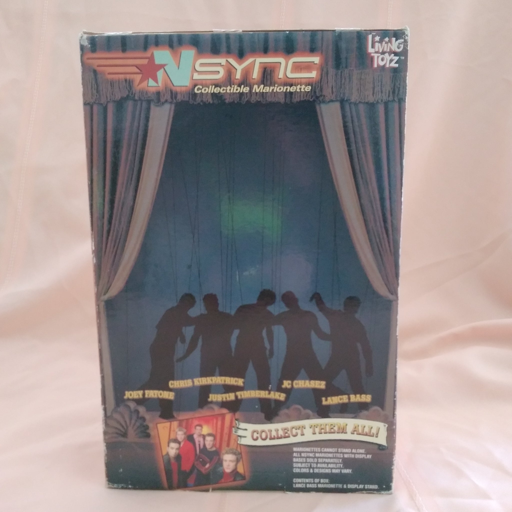 Nib Nsync Collectible Marionette Lance Bass 10 Figure Communityworx