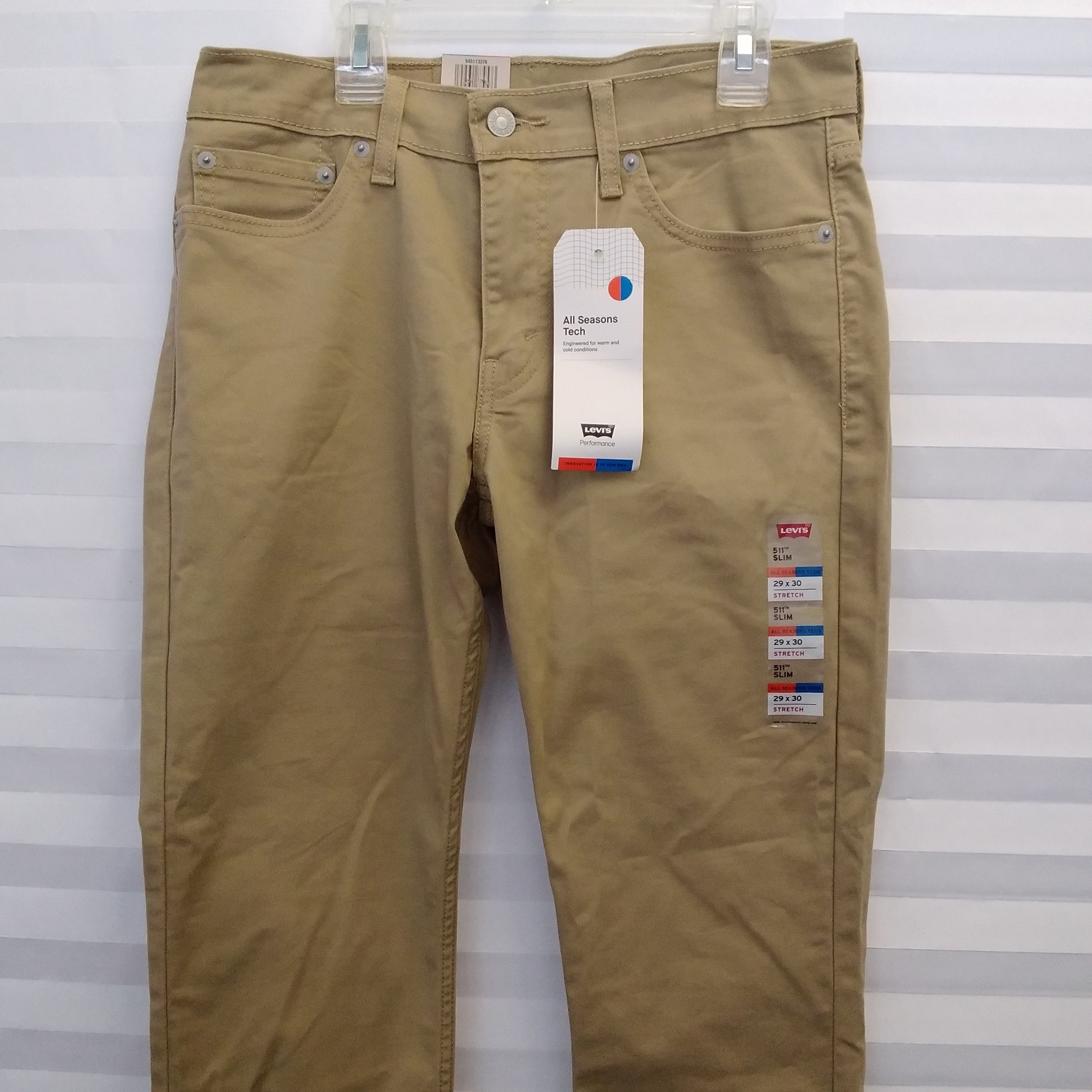 NWT - Levis 511 Mens Beige Slim Fit All Seasons Tech Pants - Size: W29 –  CommunityWorx