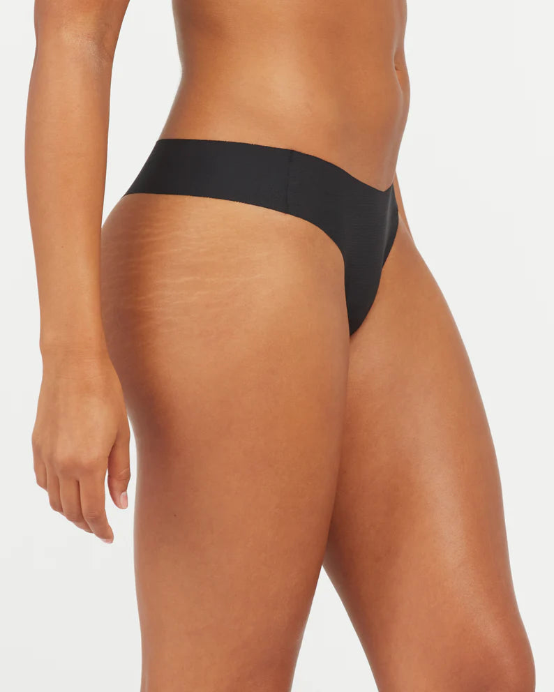 Spanx Everyday Shaping Panties Thong - Black • Price »