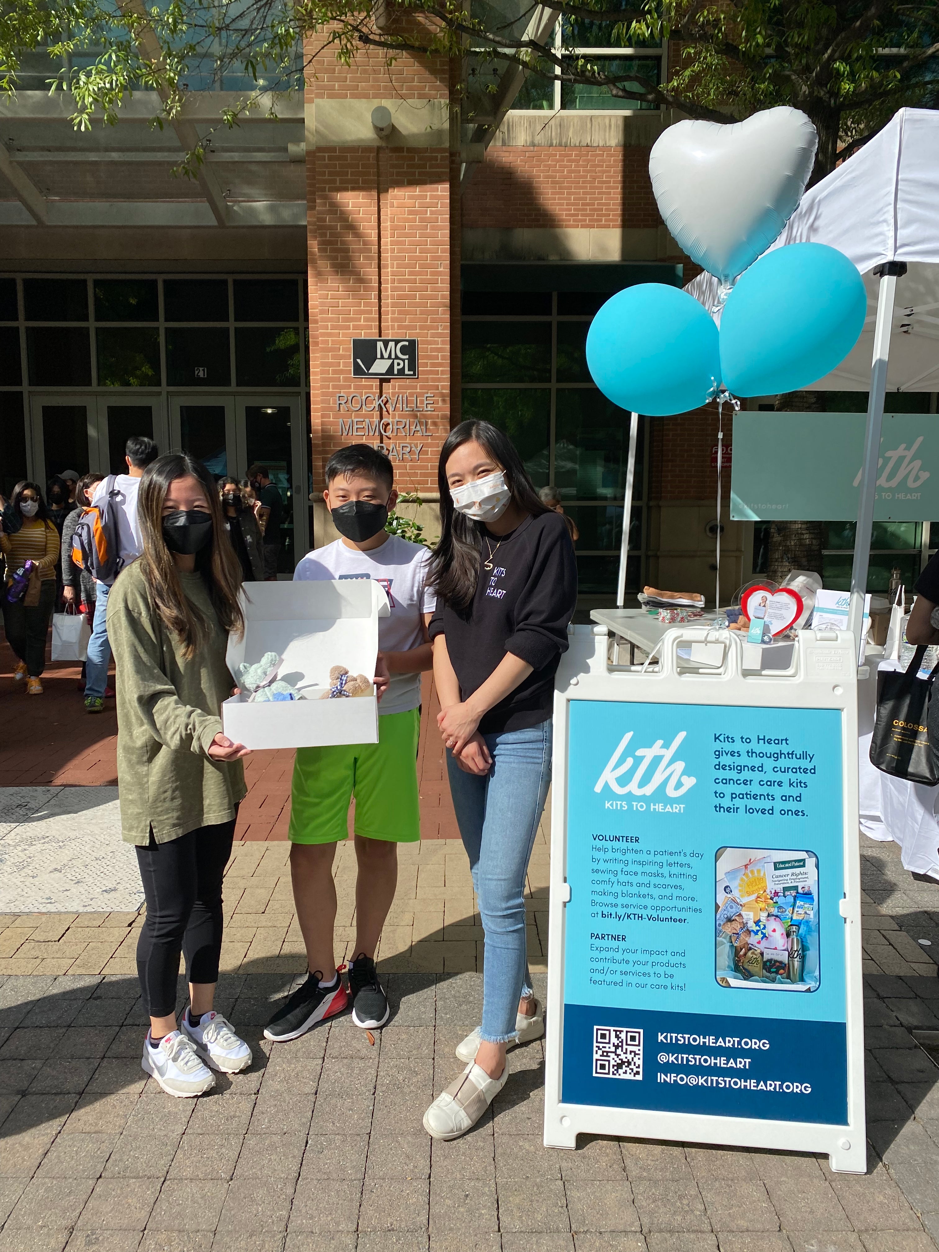 Lindsey Lim with Kits to Heart at the 2021 Taiwan Bubble Tea Festival in Rockville, MD