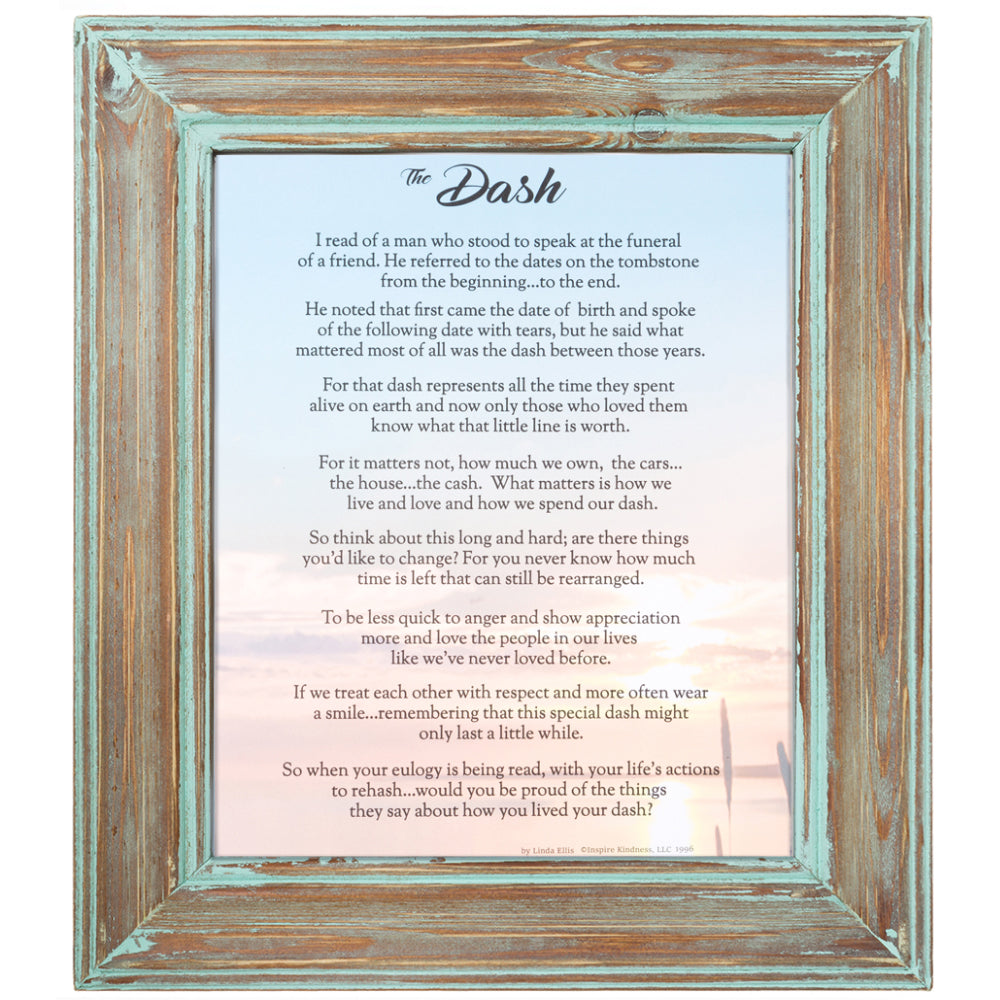 the poem the dash