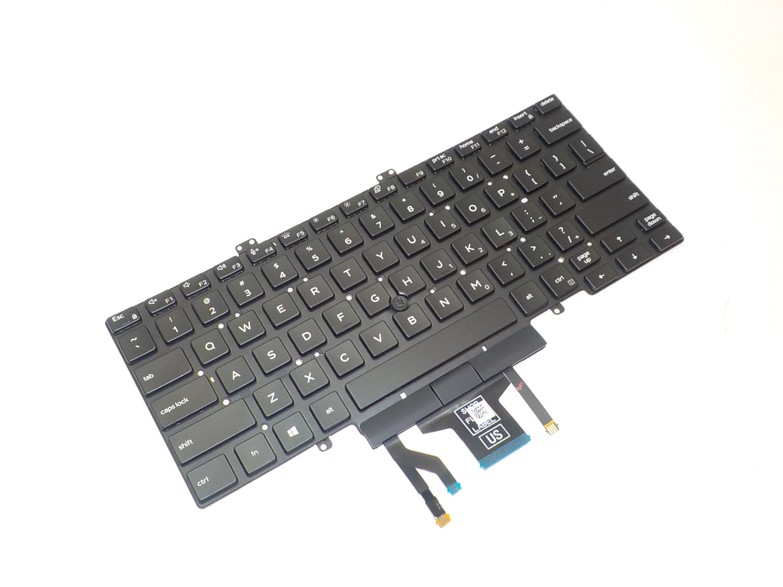 New Dell Oem Latitude 5400 Backlit Laptop Keyboard Dual Point Nib0