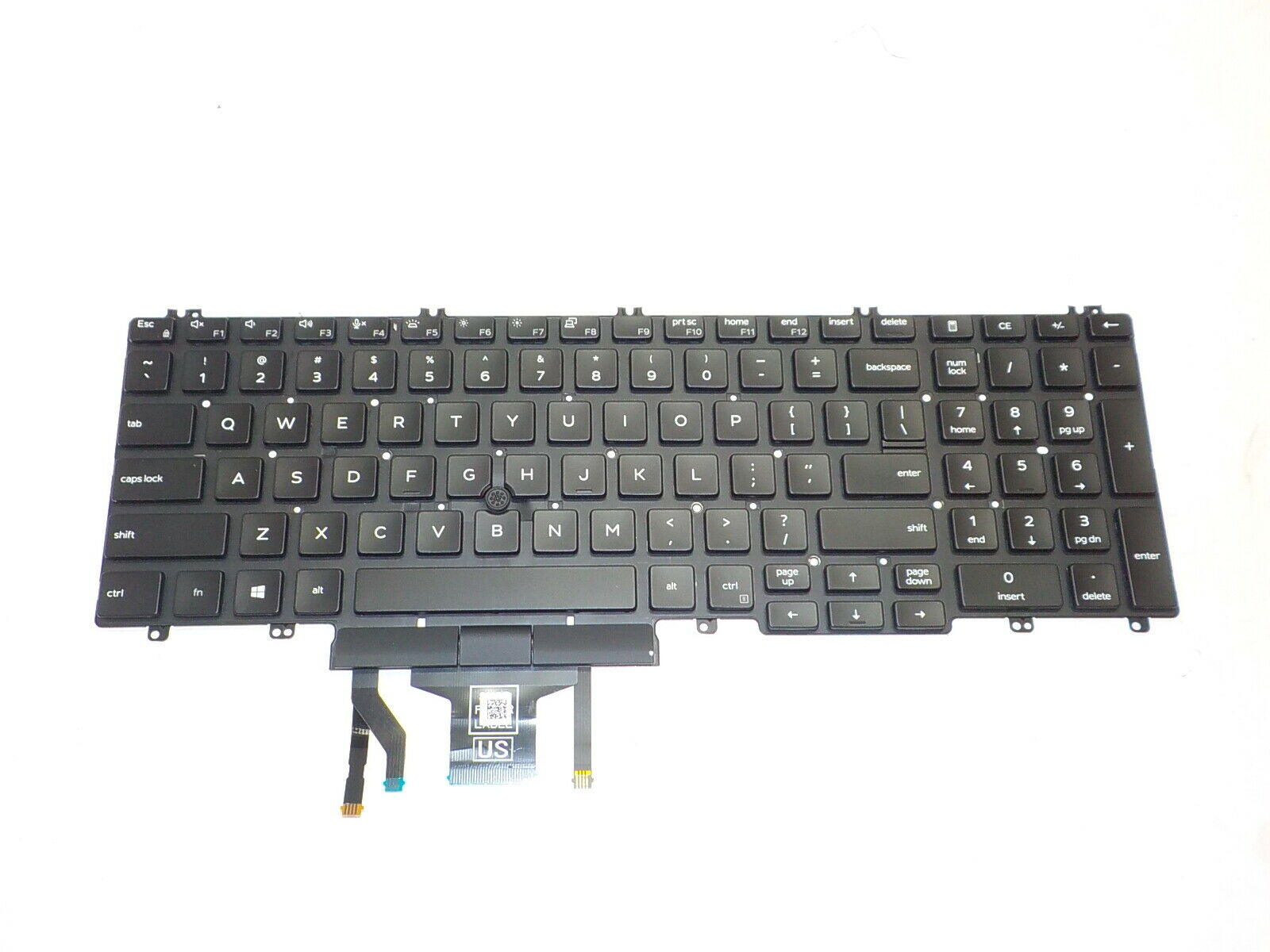 New Dell OEM Latitude 5500 / Precision 3540 Backlit Laptop Keyboard -E ...