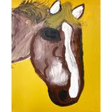 Acrylic Paint on Stretched Canvas, 20 x 16 Original Fine Art, Horse by Emily Knoles