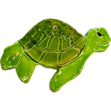 Ceramic Arts Handmade Clay Crafts 5-inch x 3.5-inch Glazed Turtle made by Emily Knoles WR-2937