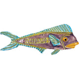 Ceramic Arts Handmade Clay Crafts Fresh Fish 11-inch x 5-inch Glazed Fish by Patrick Toste and Michelle Stacy WR-2508