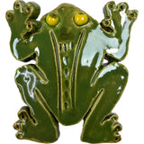 Ceramic Arts Handmade Clay Crafts Fresh Fish 4-inch x 4-inch Glazed Frog by Terri Smith and Karsen Kedzior WR-2500