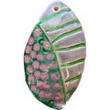 Ceramic Arts Handmade Clay Crafts Fresh Fish 4.5-inch x 2.5-inch Glazed Shell by Emily Knoles WR-2026