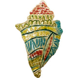 Ceramic Arts Handmade Clay Crafts Fresh Fish 7-inch x 4-inch Glazed Shell made by Morgan Fox and Janice Stephens WR-2450