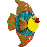 Ceramic Arts Handmade Clay Crafts Fresh Fish Glazed 6-inch x 4-inch made by Terri Smith WR-2814