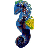 Ceramic Arts Handmade Clay Crafts Fresh Fish Glazed 7-inch x 3-inch Seahorse by David Sullivan