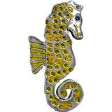 Ceramic Arts Handmade Clay Crafts Fresh Fish Glazed 8-inch x 4-inch Seahorse by Emily Knoles WR-2994