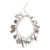 Handmade Jewelry Charm Bracelets Halloween Earth Theme by Izzy Terry