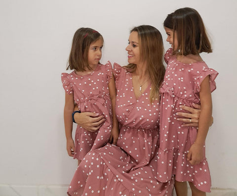 Conjuntos de Ropa para Madres e Hijas – Etiquetado Vestido mami– iQual  Online