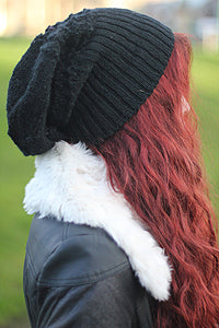 fair trade wool slouchh hat