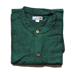 green grandad shirt