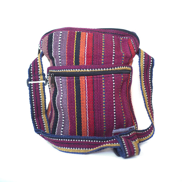 Fairtrade Cross Body Shoulder Bag from Nepal | Colourful Cotton Fabric – From The Source