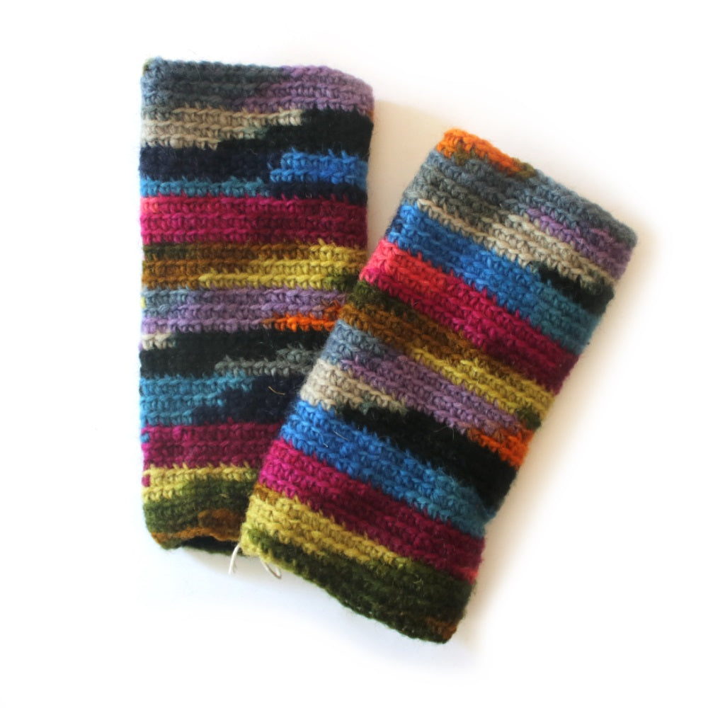 fingerless wrist warmers