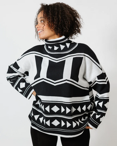 Shannon Passero Leo Mock Neck Sweater -Style #1044