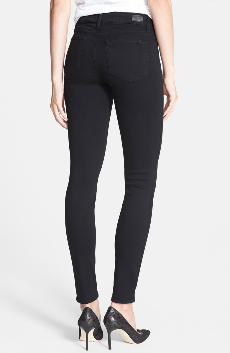 paige hoxton ultra skinny black shadow