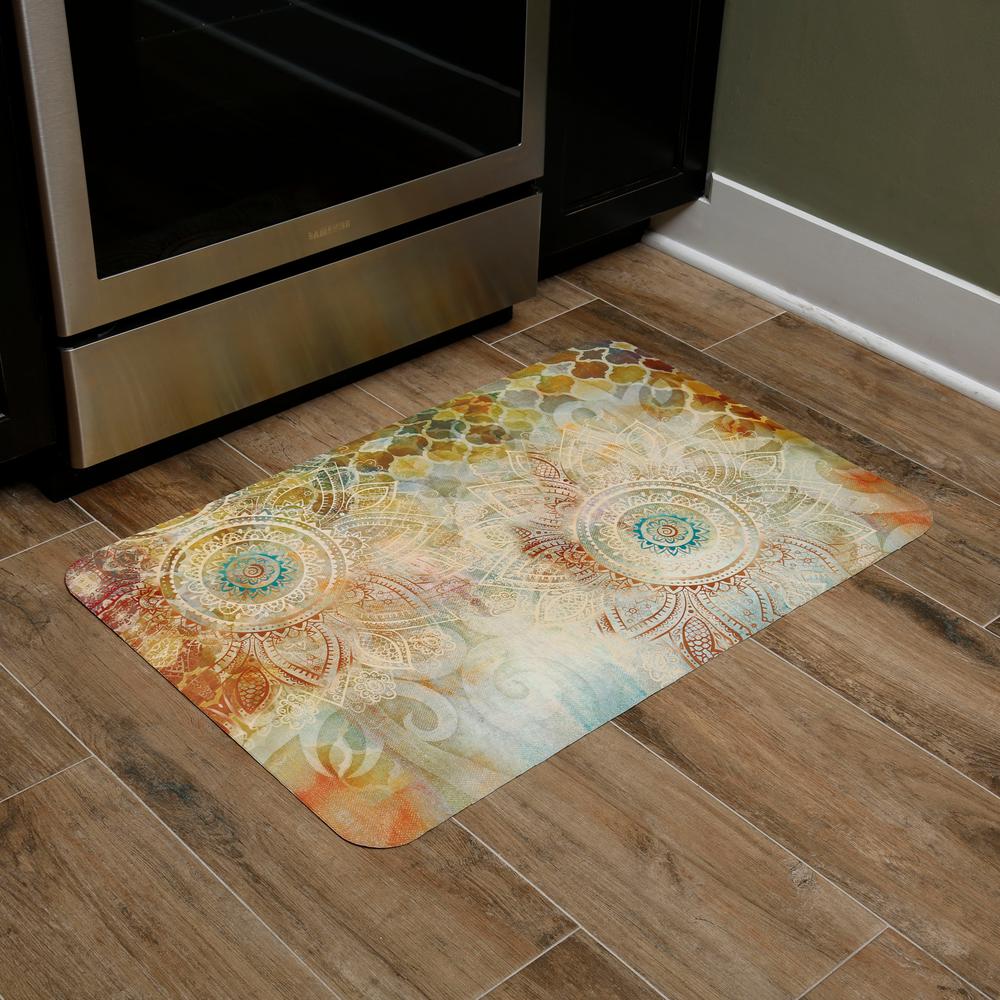 J&V Textiles Chalkboard Chefs Designer Chef Oil & Stain Resistant Anti-Fatigue Kitchen Floor Mat