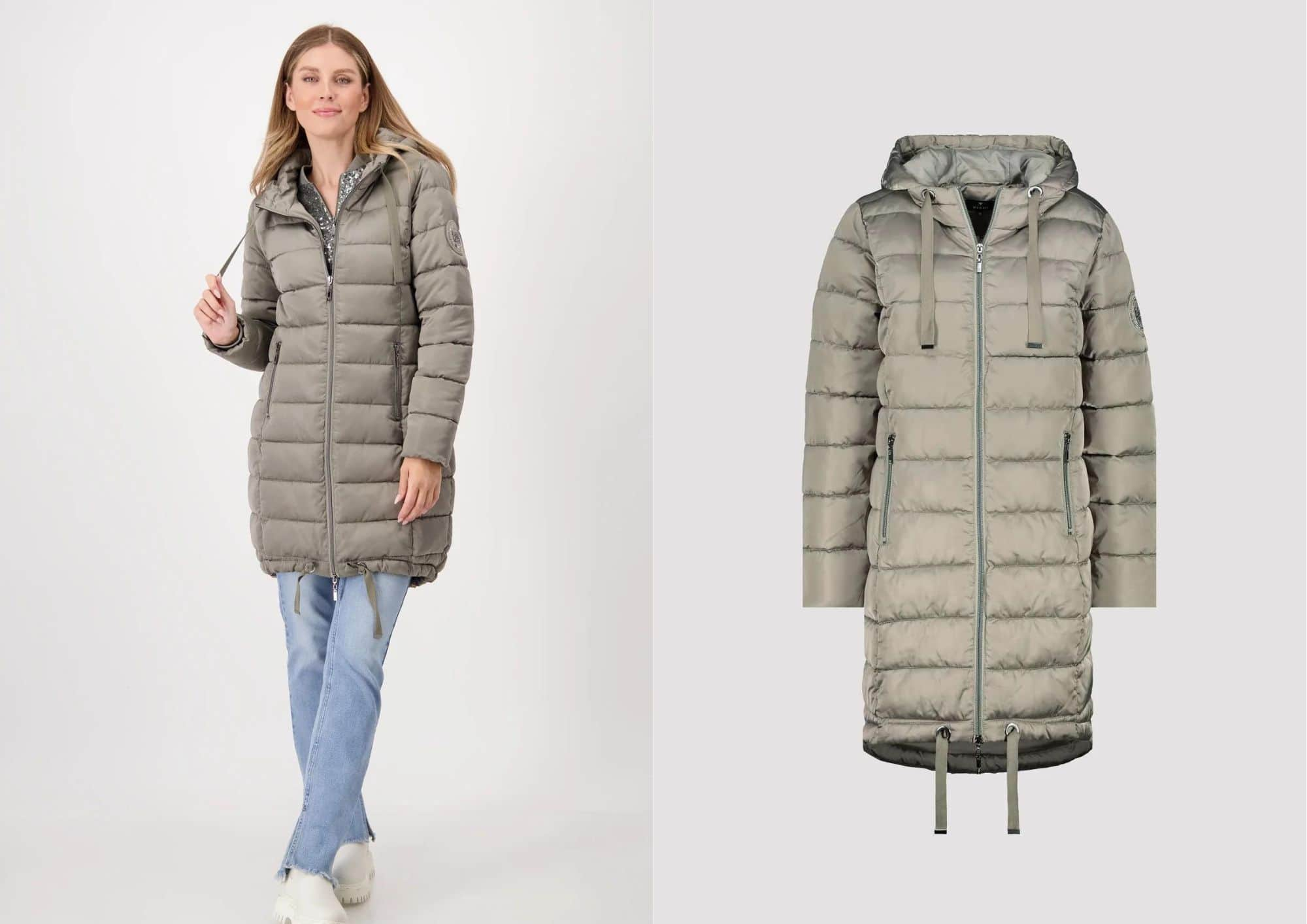 Monari Quilted Stripe Coats